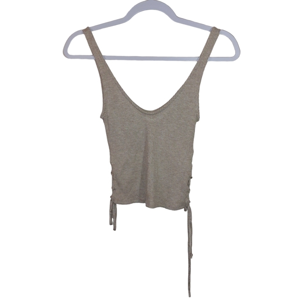 Project Social T Ladies Crop Tank Top- size S
